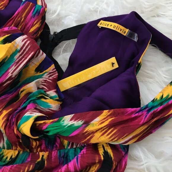 Alice + Olivia Printed Mini Dress - Picture 7 of 8